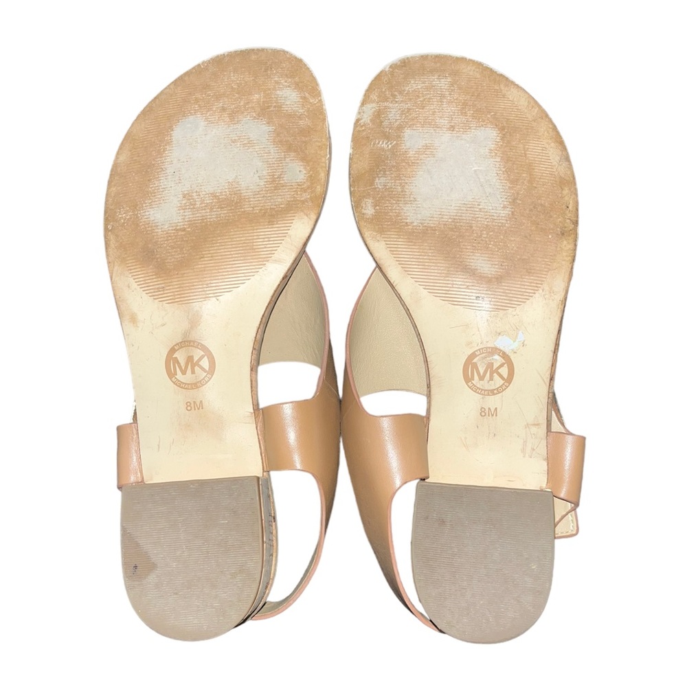 MICHAEL KORS Cork T-Strap Sandals- Size 8 - Picture 5 of 5